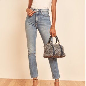 Reformation Liza Ultra High Rise Straight Jeans